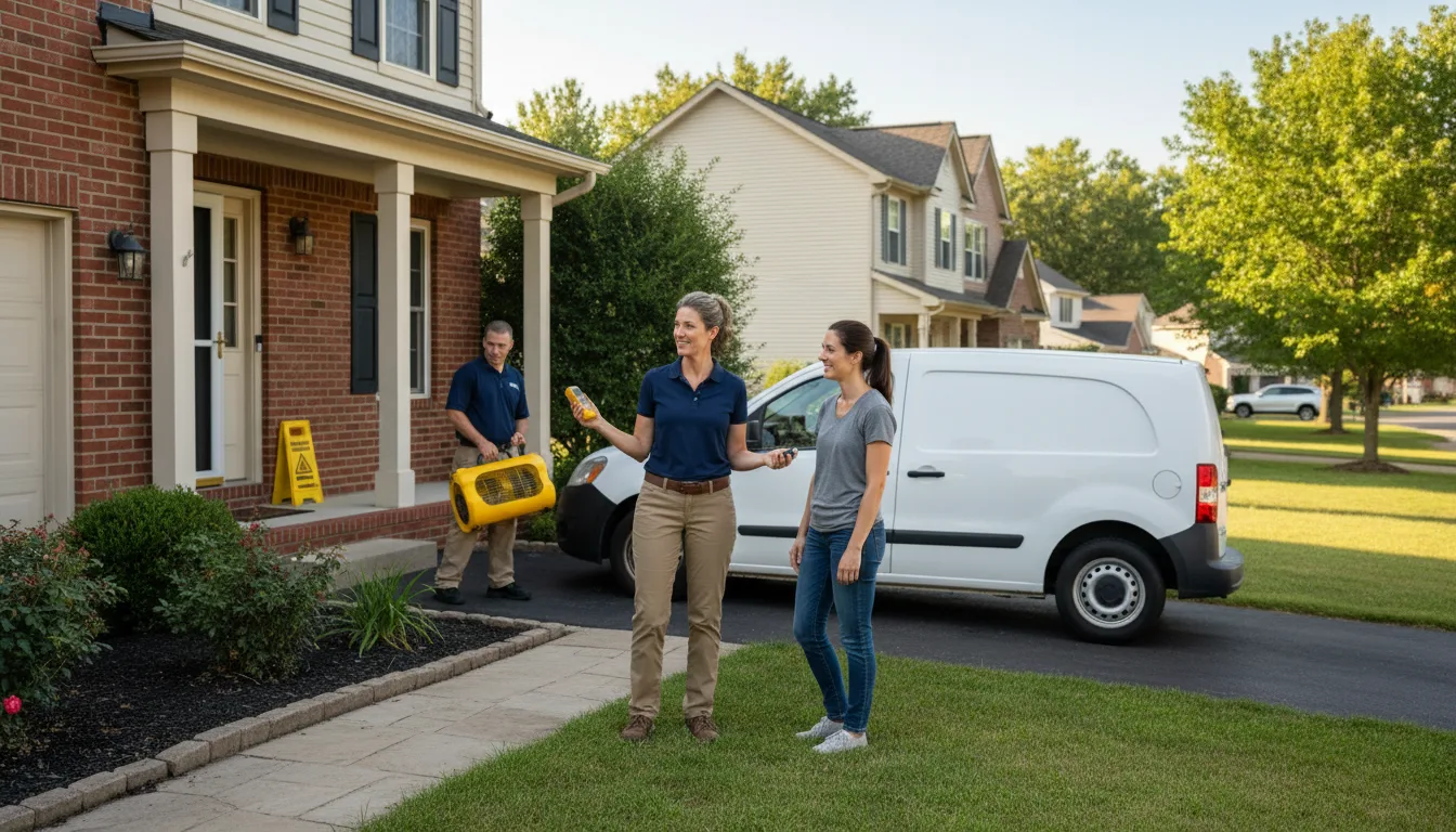 Residential water damage restoration in Point Harbor, NC
